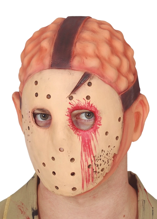 Halloween Jason Style Hockey Latex Mask 3 Halloween Jason Style Hockey Latex Mask