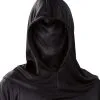 Halloween Black Faceless Ghoul Hood 1 Halloween Black Faceless Ghoul Hood -Costumes Sales 02950 rs