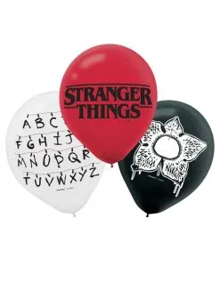 Stranger Things Party Balloons Pack 6