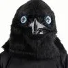 Deluxe Gothic Raven Bird Mask With Moving Mouth -Costumes Sales 1610 raven mask