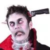 Halloween Joke Plastic Knife Through Head -Costumes Sales 16815 rs