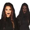 Halloween Gothic Bride Black Lace Veil Headpiece -Costumes Sales 17721 rs