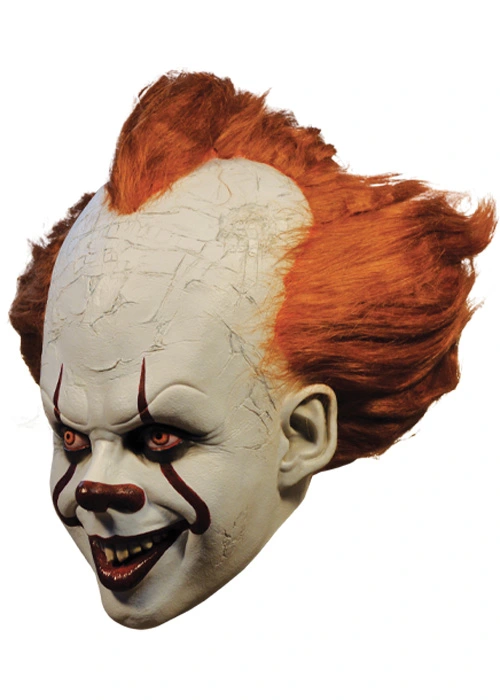 Deluxe Pennywise It The Clown Mask With Hair 4 Deluxe Pennywise It The Clown Mask With Hair - Image 2