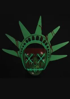 The Purge Election Year Statue Of Liberty Light Up Mask