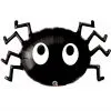 Inflated Halloween Black Spider Eyes Shape Helium Balloon