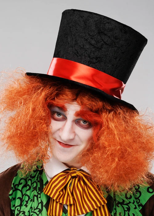 Deluxe Velvet Mad Hatter Top Hat 3 Deluxe Velvet Mad Hatter Top Hat