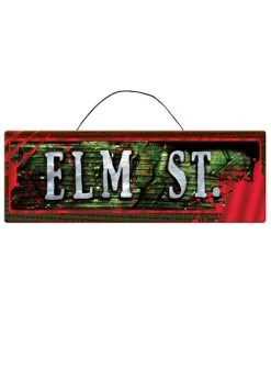Halloween Nightmare On Elm Street Deluxe Sign
