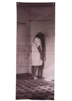 Halloween Scary Hospital Girl Fabric Door Decoration