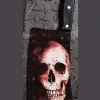 Bloody Skull Graphic Blade Prop Cleaver Knife 1 Bloody Skull Graphic Blade Prop Cleaver Knife -Costumes Sales 3942A skull cleaver new