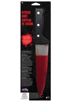 Halloween Bleeding Kitchen Knife Prop