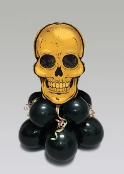 Inflated Halloween Skull Mini Balloon Table Centrepiece
