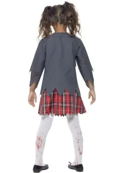 Kids Zombie Schoolgirl Costume -Costumes Sales 43025rs 02