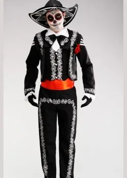 Adult Day Of The Dead Mexican Skeleton Costume 7 Adult Day Of The Dead Mexican Skeleton Costume -Costumes Sales 43738 day of the dead costume 02