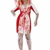 Halloween Plus Size Curves Zombie Nurse Costume -Costumes Sales 44340rs