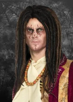 Mens Halloween Deluxe Voodoo Dreadlock Wig