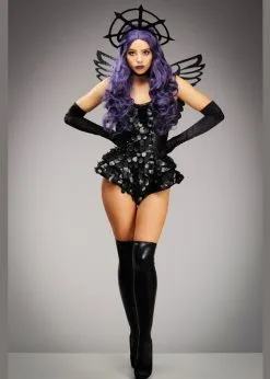 Costumes Sales 19 Womens Halloween Gothic Dark Angel Costume