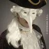 Halloween White Plague Doctor Style Mask -Costumes Sales 4684Vrs