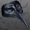 Halloween Black Plague Doctor Style Mask