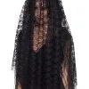 Halloween Gothic Bride Long Black Lace Veil With Flowers 2 Halloween Gothic Bride Long Black Lace Veil With Flowers -Costumes Sales 49111 rs