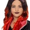 Childrens Halloween Long Red Wavy Witch Wig -Costumes Sales 49126rs