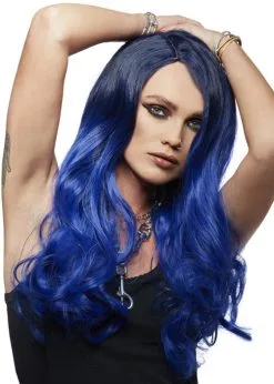 Womens Manic Panic After Midnight Ombre Blue Queen Bitch Wig 11 Womens Manic Panic After Midnight Ombre Blue Queen Bitch Wig -Costumes Sales 52532 rs 03
