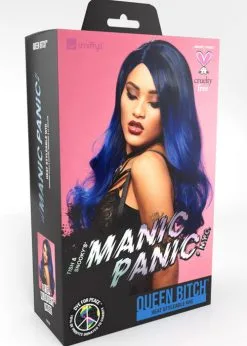 Womens Manic Panic After Midnight Ombre Blue Queen Bitch Wig 13 Womens Manic Panic After Midnight Ombre Blue Queen Bitch Wig -Costumes Sales 52532 rs 05