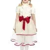 Kids Annabelle Style Scary Doll Costume
