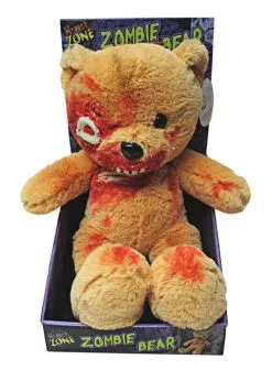 Halloween Brown Bloody Zombie Teddy Bear