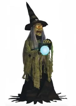 Fortune Teller Witch Halloween Party Animated Prop