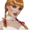 Womens Auburn Plaited Creepy Porcelain Doll Wig 2 Womens Auburn Plaited Creepy Porcelain Doll Wig -Costumes Sales 68014 rs