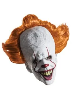 New Pennywise It The Clown Mask With Hair