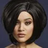 Womens Deluxe Fever Black Savanna Wig -Costumes Sales 72013 rs