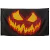 Creepy Pumpkin Halloween Party Flag Decoration