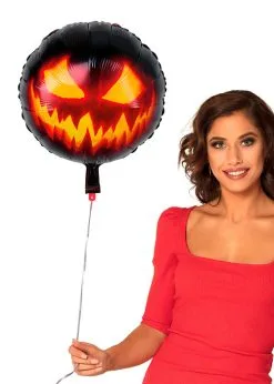 Creepy Pumpkin Halloween Uninflated Helium Balloon