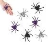 Halloween Party Glitter Spider Decorations Pk6 -Costumes Sales 74476rs