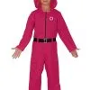 Childrens Squid Game Jumpsuit Guard Costume 1 Childrens Squid Game Jumpsuit Guard Costume -Costumes Sales 77540 kids squid game costume