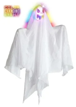 Halloween Party Light Up Colour Changing Ghost Prop
