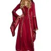Adult Burgundy Medieval Lady Gwendolyn Costume -Costumes Sales 83773 rs