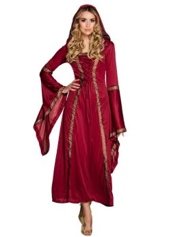 Costumes Sales 30 Adult Burgundy Medieval Lady Gwendolyn Costume