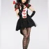 Womens Deluxe Glitter Queen Of Hearts Costume 2 Womens Deluxe Glitter Queen Of Hearts Costume -Costumes Sales 83924 sexy queen of hearts costume