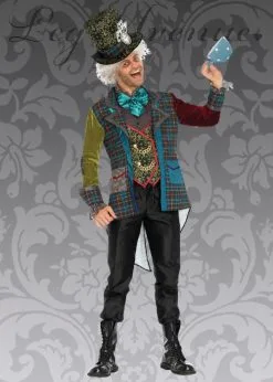 Mens Leg Avenue Deluxe Mad Hatter Costume