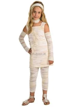Kids Halloween Mummy Girl Costume