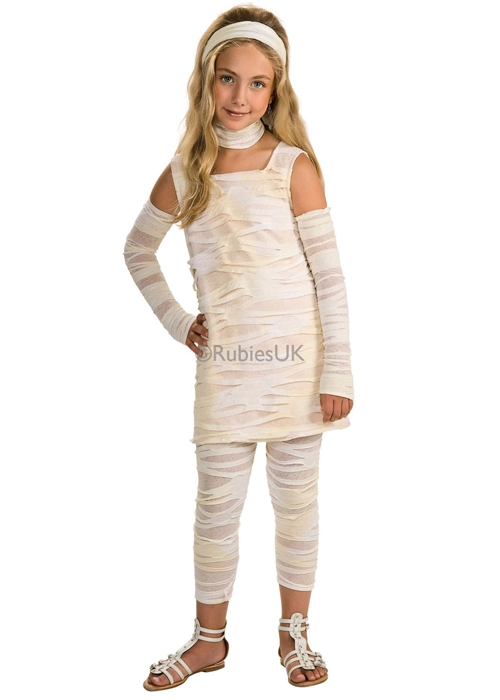 Kids Halloween Mummy Girl Costume 3 Kids Halloween Mummy Girl Costume