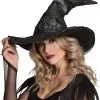 Womens Halloween Distressed Ophelia Witch Hat -Costumes Sales 97019 rs