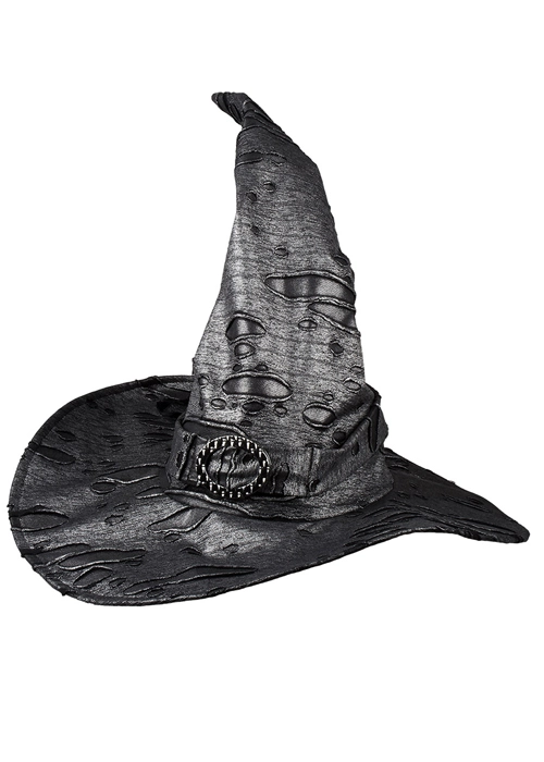 Womens Halloween Distressed Ophelia Witch Hat 4 Womens Halloween Distressed Ophelia Witch Hat - Image 2