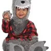 Baby Size Halloween Grey Werewolf Costume -Costumes Sales 9902582rs