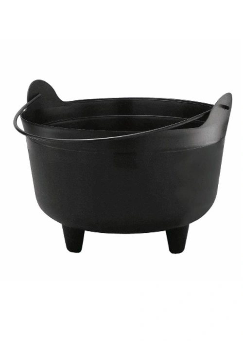 Large Halloween Black Witch Cauldron 3 Large Halloween Black Witch Cauldron