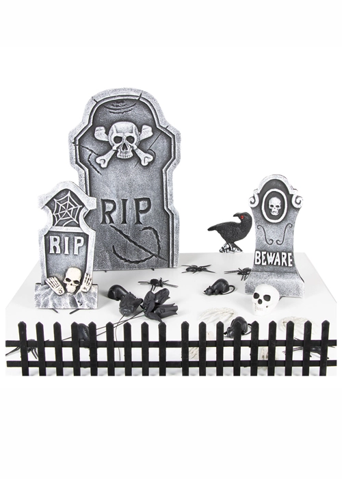 Halloween Spooky Cemetery Decorating Kit 3 Halloween Spooky Cemetery Decorating Kit
