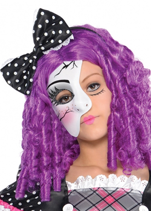 Kids Size Halloween Gothic Broken Doll Costume 4 Kids Size Halloween Gothic Broken Doll Costume - Image 2