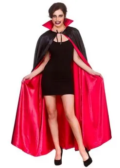 Costumes Sales 40 Adult Deluxe Satin Vampire Cape With Collar